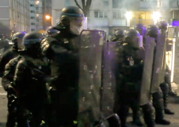 В Париже произошли погромы и столкновения в ходе протестов против "полицейской цензуры" (ВИДЕО)