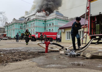 Пожар в кардиоцентре Благовещенска потушен